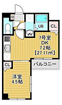 ソル ド レーヴ アッシュ 307 ｜ 千葉県千葉市中央区港町（賃貸マンション1DK・3階・27.11㎡） その1