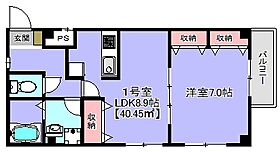 Duo本千葉 401 ｜ 千葉県千葉市中央区長洲1丁目（賃貸マンション1LDK・4階・40.45㎡） その2