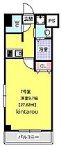 金太郎ヒルズ18 406 ｜ 千葉県千葉市花見川区幕張本郷1丁目（賃貸マンション1K・4階・27.62㎡） その2