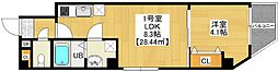 Toastina新宿 1LDKの間取図画像