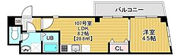 Charmant Maison 1LDKの間取図画像