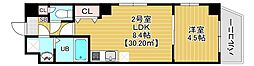 ソレイユ北砂 1LDKの間取図画像