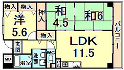 阪急神戸本線 西宮北口駅 徒歩13分
