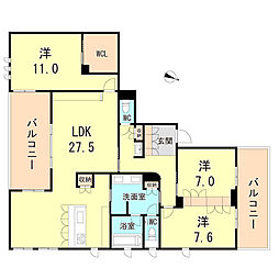 間取図画像 3LDK