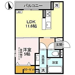 間取図画像 1LDK