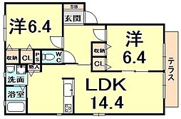 阪急今津線 仁川駅 徒歩14分 1階/-
