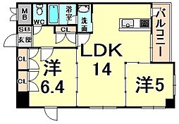 阪急伊丹線 伊丹駅 バス17分 鶴田団地下車 徒歩2分 4階/-