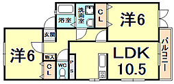 阪急神戸本線 西宮北口駅 徒歩10分 2階/-