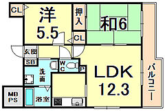 物件の間取り