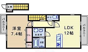 プチオーブ  ｜ 兵庫県尼崎市田能３丁目8番47号（賃貸アパート1LDK・2階・51.26㎡） その2