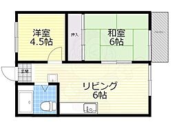 ハイツ雁替 2階