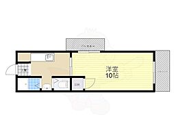 山下マンション 1DKの間取図画像