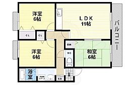 サンライフA・B棟 2階/-