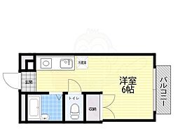 エステートピアY 1Kの間取図画像