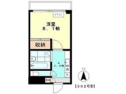 高円寺スルーエ 1Kの間取図画像