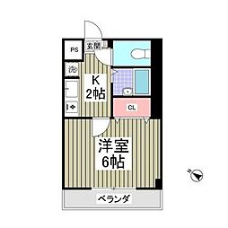 間取図画像 1K