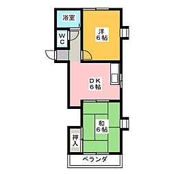 L.MAISONA 2DKの間取図画像