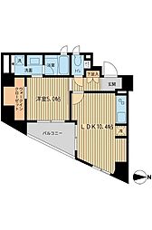 KDX川口幸町レジデンス 1LDKの間取図画像