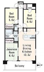 CasaDelMare 3LDKの間取図画像