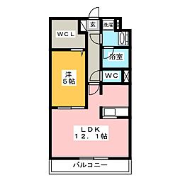 ガーデンテラス西川口 1LDKの間取図画像