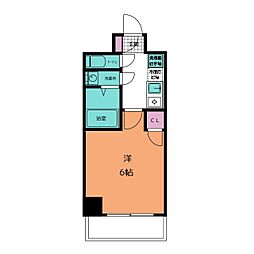 オーキッドレジデンス西川口 1Kの間取図画像