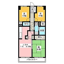 マ・メゾン寿 3LDKの間取図画像
