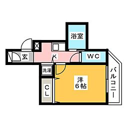 URBANTERRACE 1Kの間取図画像