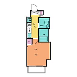 ジェノヴィア青砥スカイガーデン 1Kの間取図画像