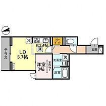 Ｄ-Ｓｅｒｅｎｏ仙波町  ｜ 埼玉県川越市仙波町２丁目（賃貸アパート1LDK・1階・31.02㎡） その2