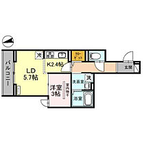 Ｄ-Ｓｅｒｅｎｏ仙波町  ｜ 埼玉県川越市仙波町２丁目（賃貸アパート1LDK・2階・31.02㎡） その2