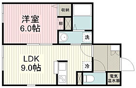 コンチェルトハイム  ｜ 埼玉県川越市西小仙波町１丁目（賃貸アパート1LDK・1階・37.01㎡） その2