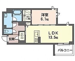 間取図画像 1LDK