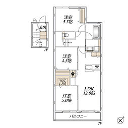 Sanctuary Garden 3LDKの間取図画像