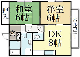 大塚マンション  ｜ 京都府京都市左京区北白川東瀬ノ内町（賃貸マンション2LDK・2階・47.80㎡） その2