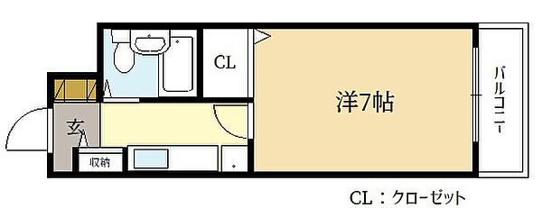 ヴィラ田辺1号館 ｜京都府京田辺市三山木野神(賃貸マンション1K・1階・18.00㎡)の写真 その2