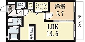 京都府城陽市寺田高田（賃貸アパート1LDK・1階・45.00㎡） その2