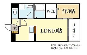 サンシャイン・パインオーク  ｜ 京都府京田辺市興戸和井田（賃貸アパート1LDK・2階・33.38㎡） その2