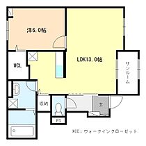 京都府木津川市木津宮ノ内（賃貸アパート1LDK・1階・50.42㎡） その2