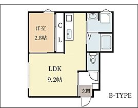 京都府城陽市久世南垣内（賃貸アパート1LDK・1階・29.26㎡） その2