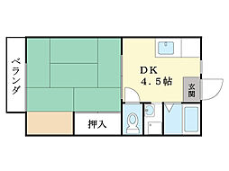 サンシティ新田辺B 1階