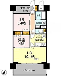 リーラ横浜川和町 1SLDKの間取図画像