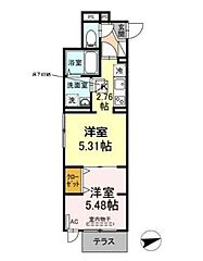 物件の間取り