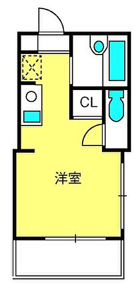 ヴィラージュ大宮 ｜埼玉県さいたま市大宮区大成町1丁目(賃貸アパート1R・2階・16.74㎡)の写真 その2