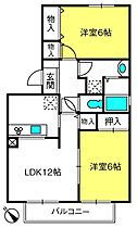 プリマベーラＡ  ｜ 埼玉県上尾市中妻1丁目11-8（賃貸アパート2LDK・1階・56.30㎡） その2