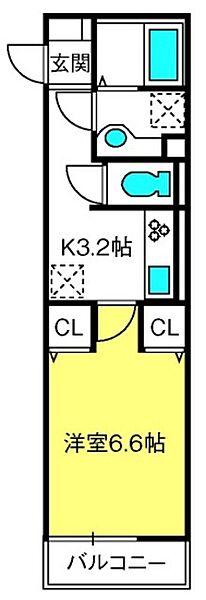 クレシアピア ｜埼玉県さいたま市西区西大宮1丁目(賃貸アパート1K・1階・27.84㎡)の写真 その2