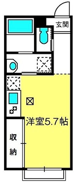 マウナケア大宮 ｜埼玉県さいたま市大宮区大成町1丁目(賃貸アパート1R・1階・20.06㎡)の写真 その2