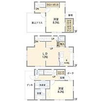 さいたま市大宮区高鼻町2丁目住宅  ｜ 埼玉県さいたま市大宮区高鼻町2丁目（賃貸一戸建2LDK・3階・85.00㎡） その2