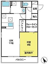 ロイヤルヒルズ  ｜ 埼玉県さいたま市中央区鈴谷8丁目8-3（賃貸アパート1LDK・3階・45.34㎡） その2