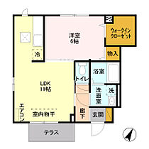 ローズコート　I  ｜ 埼玉県さいたま市中央区上峰2丁目（賃貸アパート1LDK・1階・42.46㎡） その2