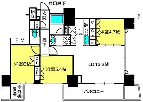 オープンレジデンシア大宮フロント  ｜ 埼玉県さいたま市大宮区下町1丁目21-1（賃貸マンション3LDK・10階・66.07㎡） その2